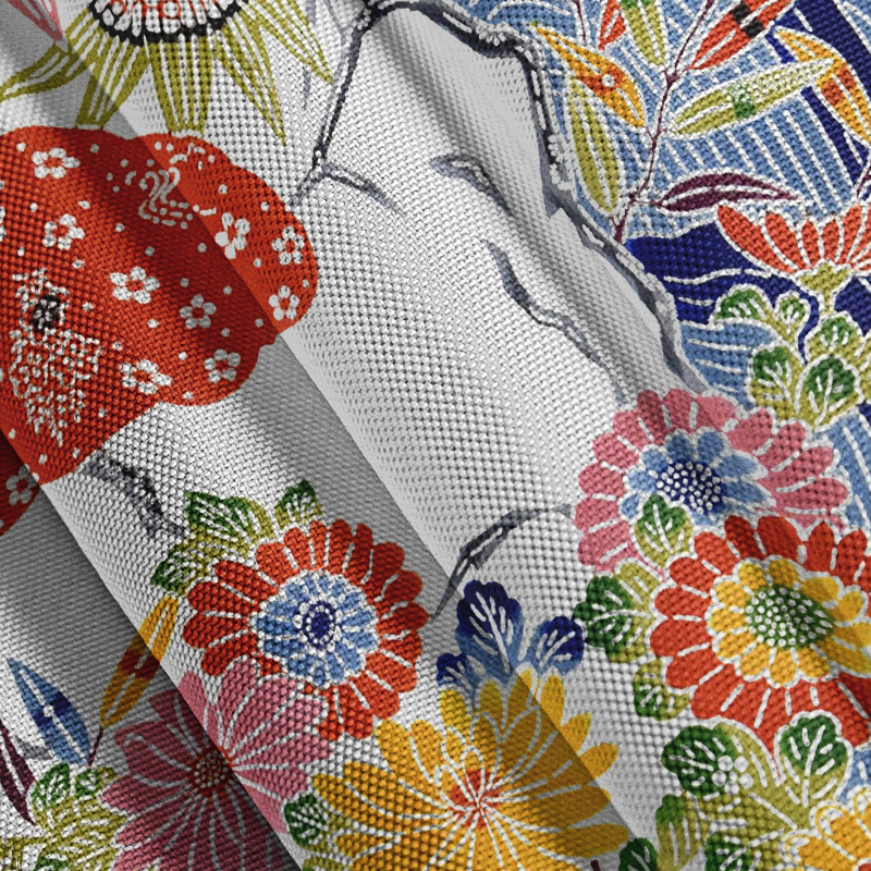 Tokyocanvas Japanese Okinawa Flowers Button-up Shirt