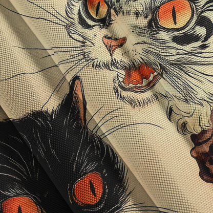 Tokyocanvas Ghost Cat Riot Button-up Shirt