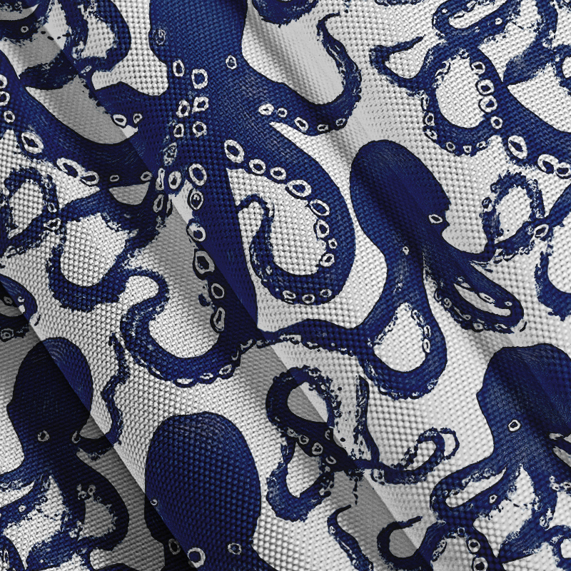 Tokyocanvas Ocean Octopus Button-up Shirt