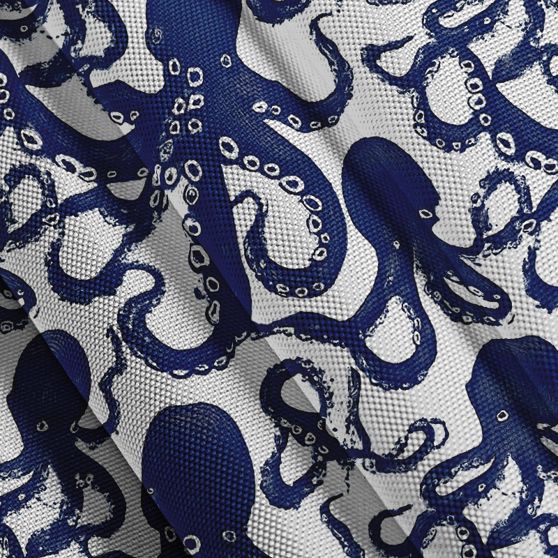 Tokyocanvas Ocean Octopus Button-up Shirt