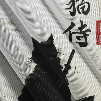 Tokyocanvas Samurai Cat In The Bamboo Forest Button-up Shirt