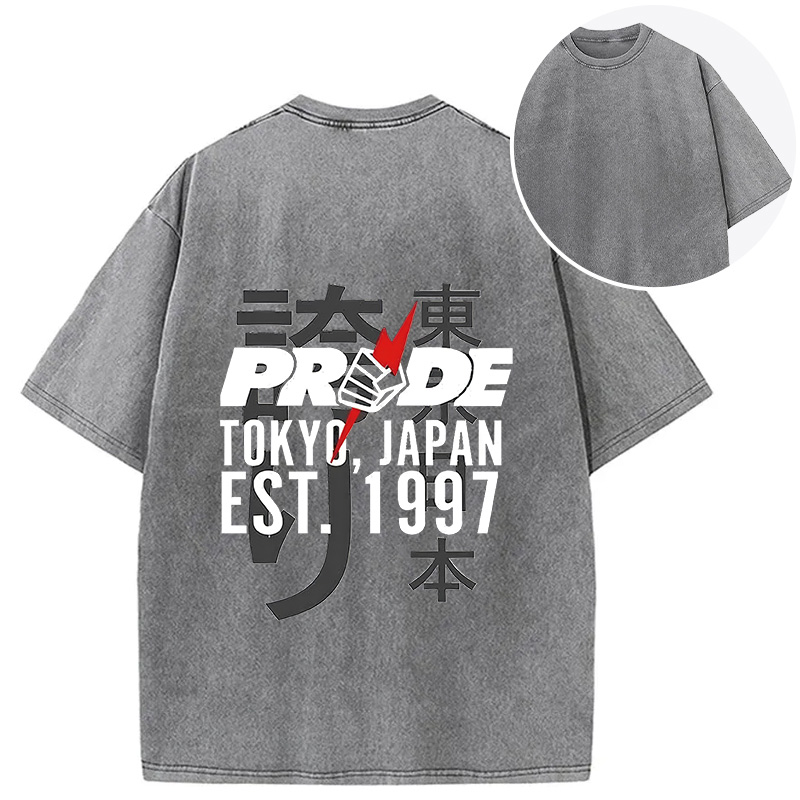Tokyocanvas Pride FC Tokyo Japan Back Washed T-Shirt