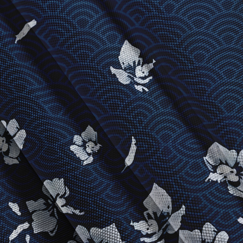 Tokyocanvas Falling Petals Aloha Button-up Shirt