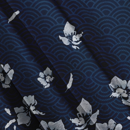 Tokyocanvas Falling Petals Aloha Button-up Shirt