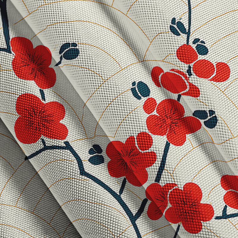 Tokyocanvas Blossom Wave Aloha Button-up Shirt