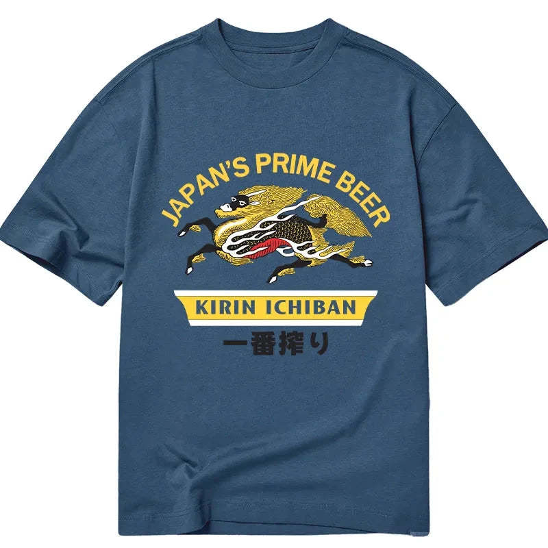 Tokyocanvas Kirin Ichiban Beer Logo Japanese Classic T-Shirt