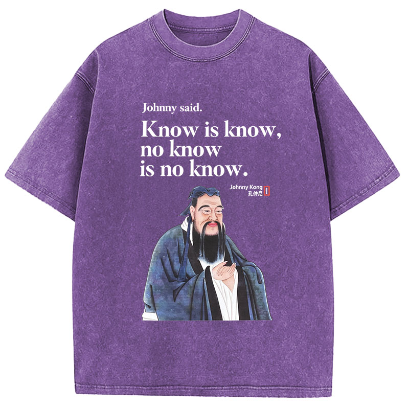 Tokyocanvas Know is Know Washed T-Shirt