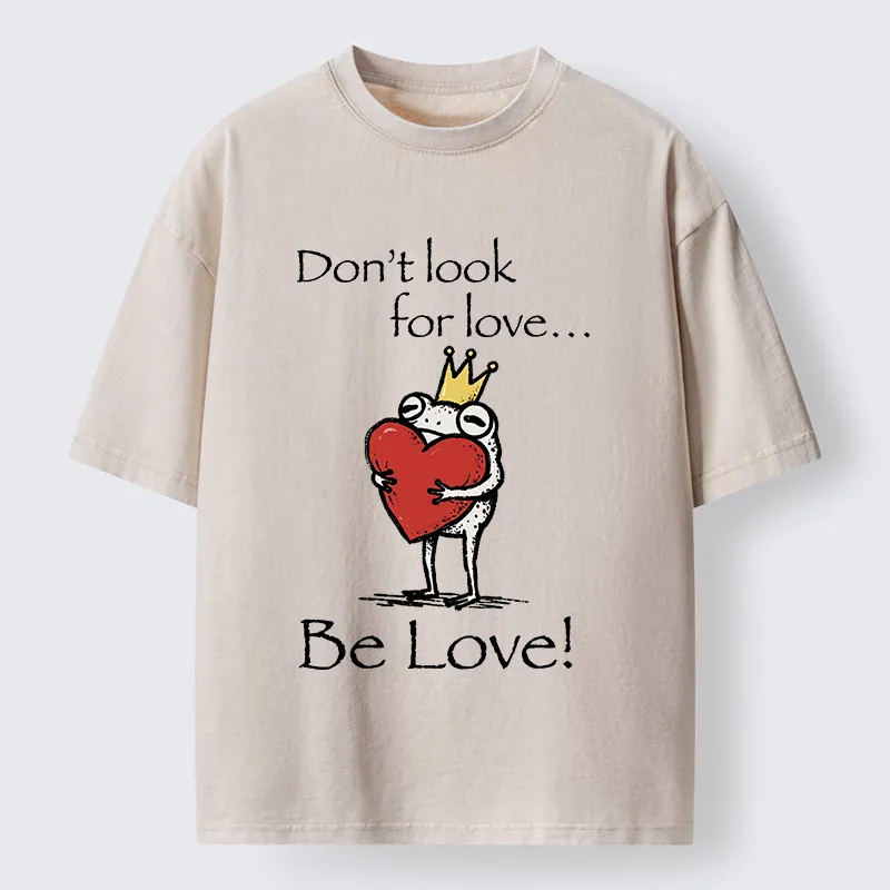 Tokyocanvas Inner Love Frog Art Washed T-Shirt