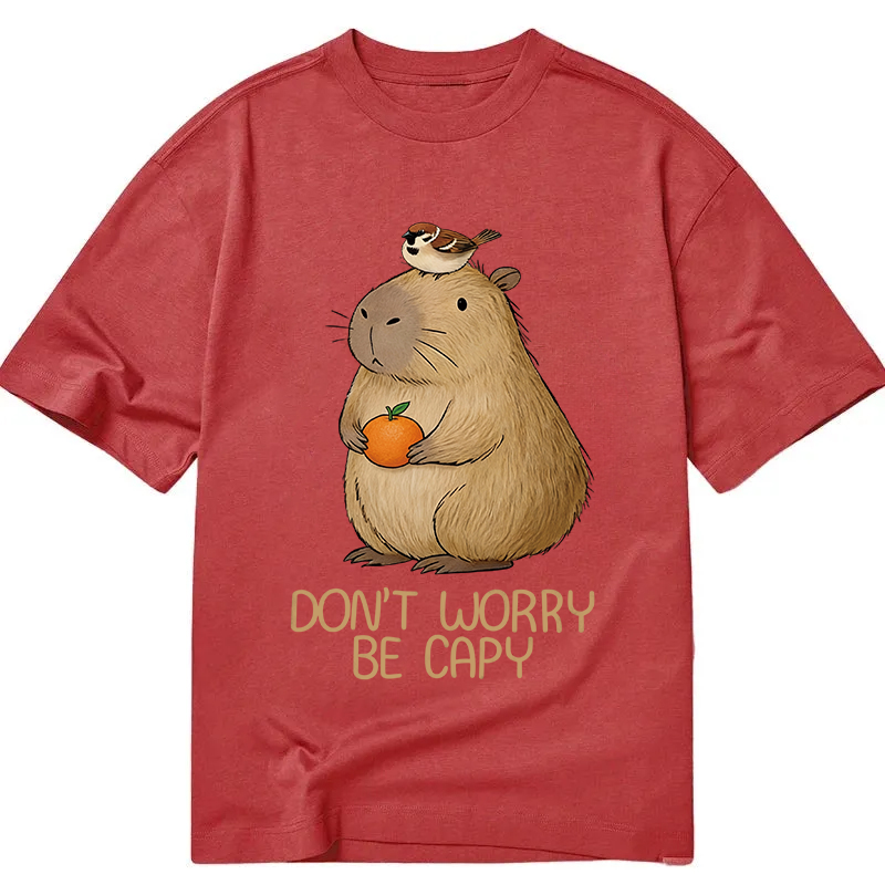 Tokyocanvas Capybaras Don't Worry Classic T-Shirt