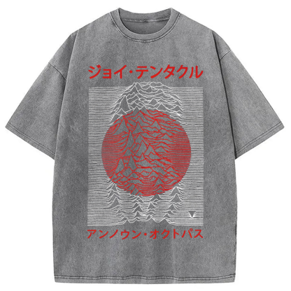 Tokyocanvas Retro Music Washed T-Shirt