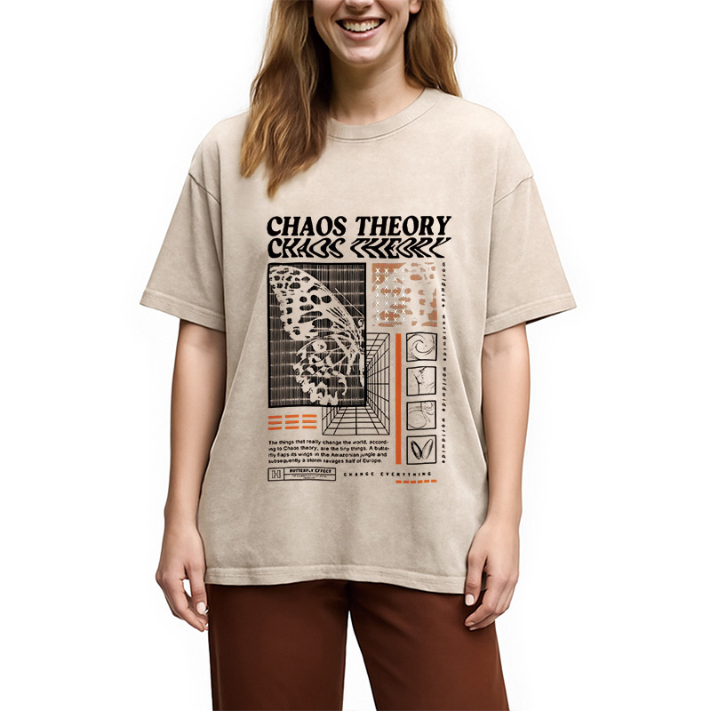 Tokyocanvas Chaos Theory Washed T-Shirt