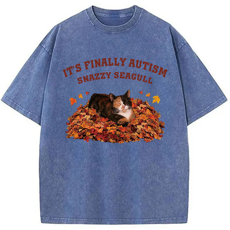 Tokyocanvas Finally Autism Washed T-Shirt