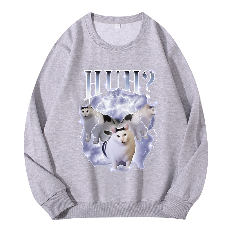Tokyocanvas Huh Cat Chonky Ben Meme Classic Sweatshirt