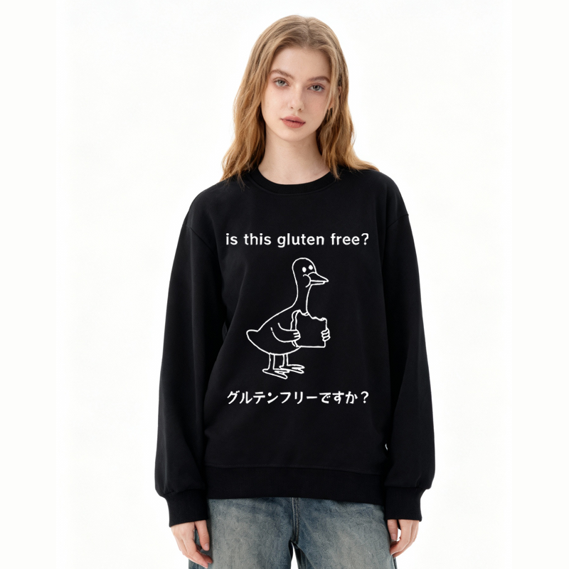 Tokyocanvas Avoid Gluten Product Classic Sweatshirt