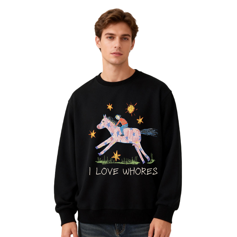 Tokyocanvas I Love Whores Classic Sweatshirt
