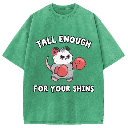 Tokyocanvas Tall Enough For Your Shins Washed T-Shirt