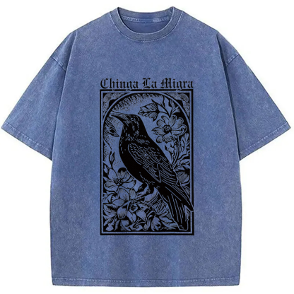 Tokyocanvas Chinga La Migra Washed T-Shirt