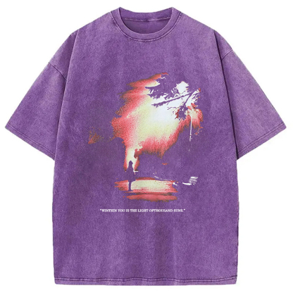 Tokyocanvas The Light Of Thousand Suns Washed T-Shirt