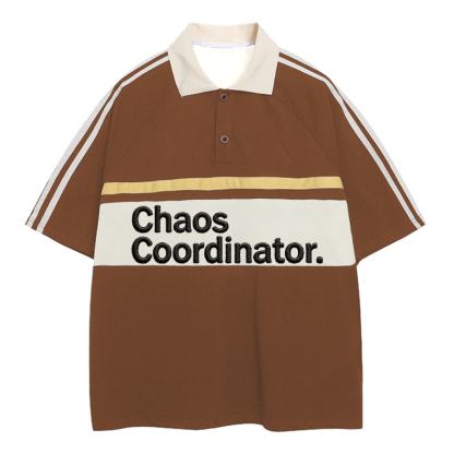 Tokyocanvas Chaos Coordinator Polo Embroidered T-Shirt