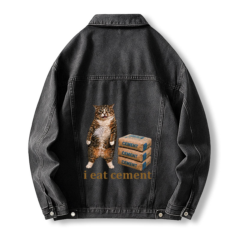 Tokyocanvas I Eat Cement Civet Cat Jean Jackets