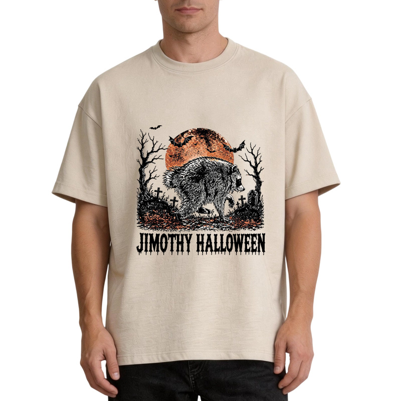 Tokyocanvas Jimothy Raccoon Washed T-Shirt