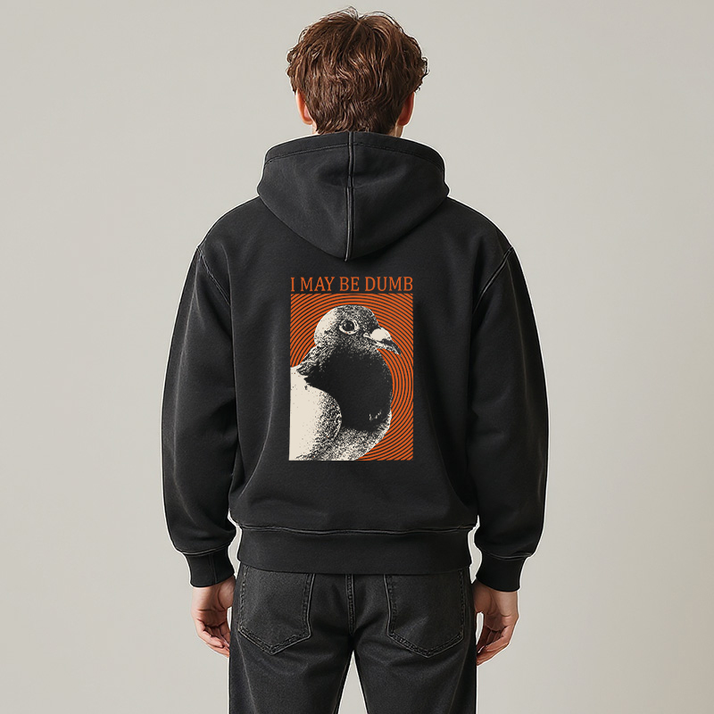 Tokyocanvas I May Be Dumb Washed Zip Hoodie