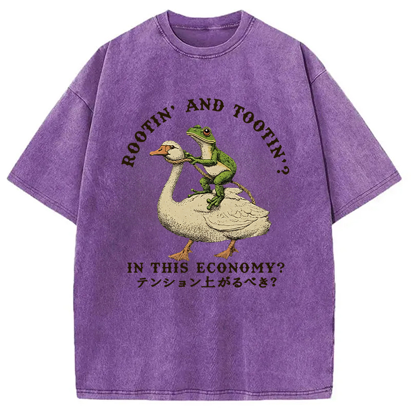 Tokyocanvas Should I Be Excited Washed T-Shirt