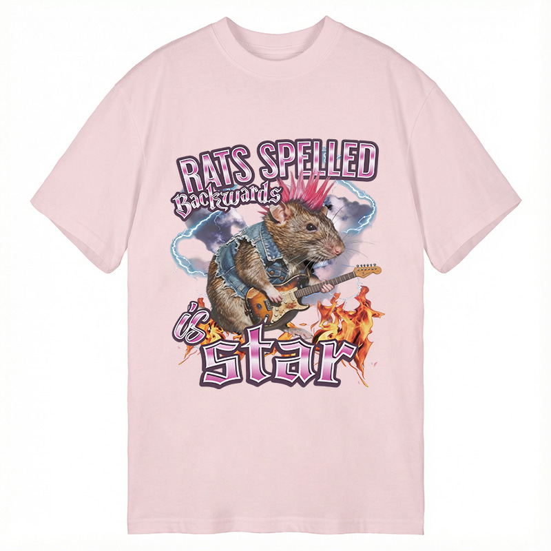 Tokyocanvas Rats Spelled Backwards Is Star Classic T-Shirt
