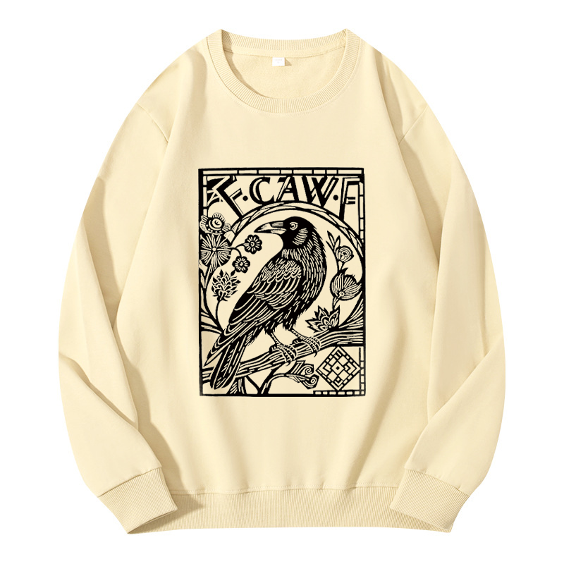 Tokyocanvas Retro F-Caw-F Black Crow Classic Sweatshirt