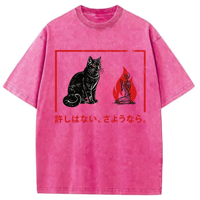 Tokyocanvas No Forgiveness Washed T-Shirt