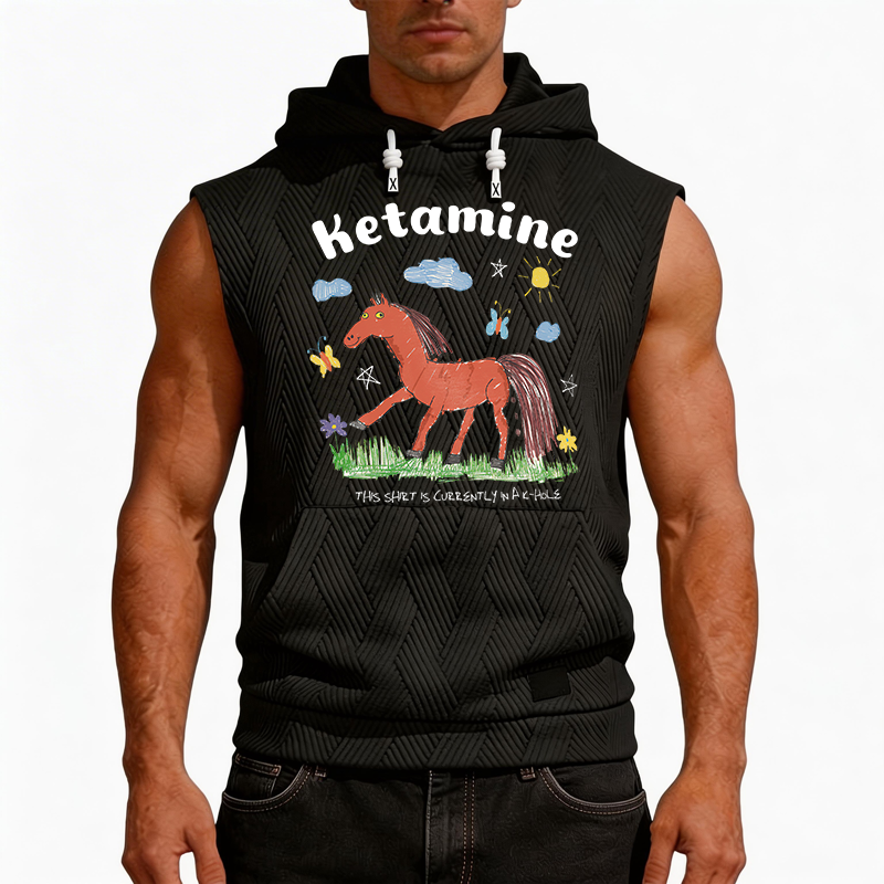 Tokyocanvas I Do Ketamine Hooded Tank