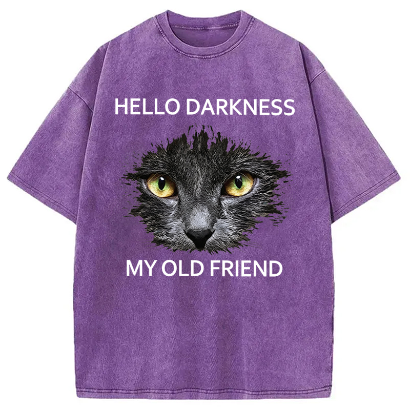 Tokyocanvas Hello Darkness My Old Friend Washed T-Shirt