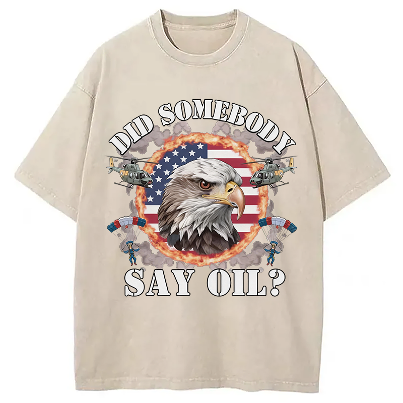 Tokyocanvas Cringey USA Meme Washed T-Shirt
