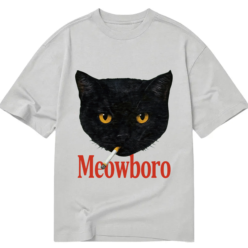 Tokyocanvas Smoking Black Cat Vintage Classic T-Shirt