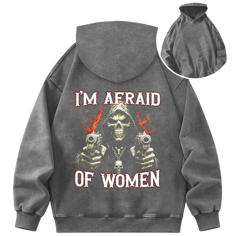 Tokyocanvas I'm Afraid Of Women Washed Hoodie