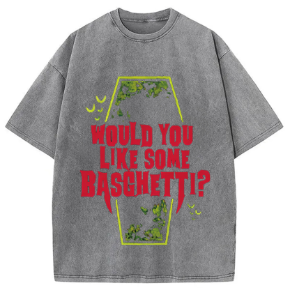 Tokyocanvas Would You Like Some Basghetti Washed T-Shirt