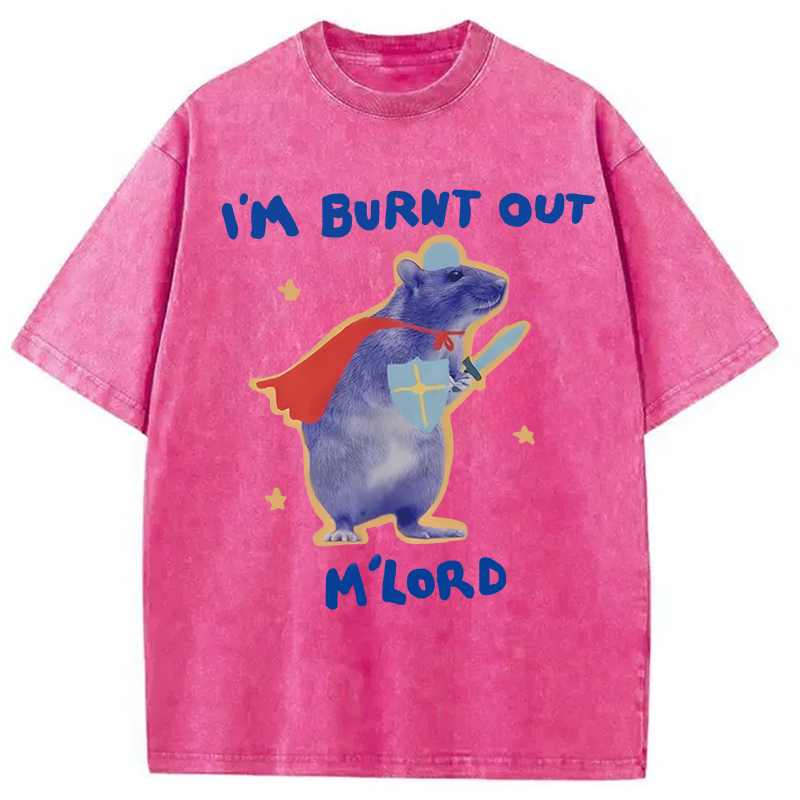 Tokyocanvas I'm Burnt Out M'lord Washed T-Shirt