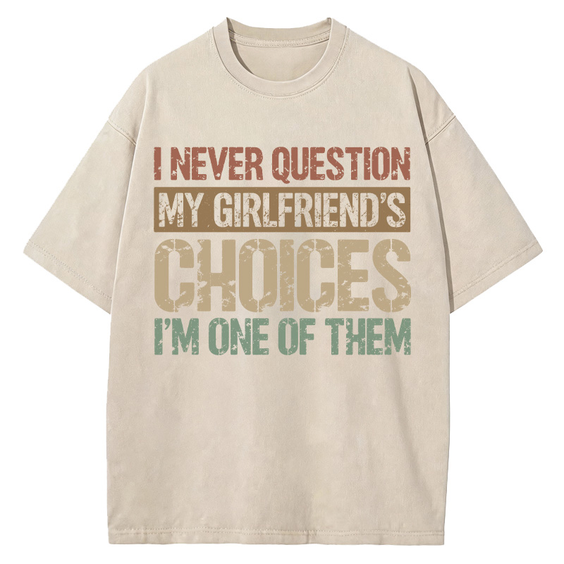 Tokyocanvas I Never Question Washed T-Shirt