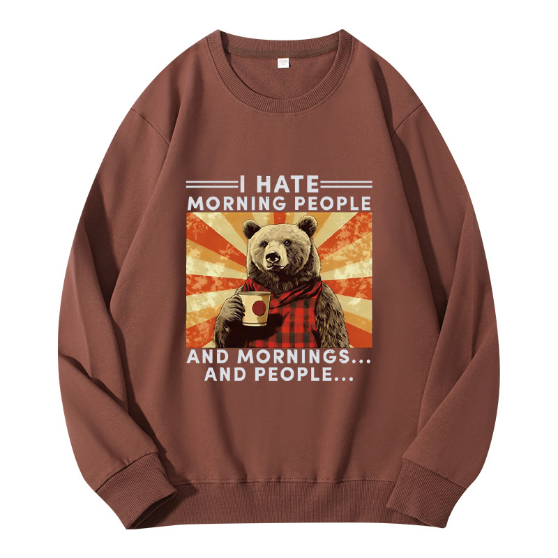 Tokyocanvas I Hate Morning People Classic Sweatshirt