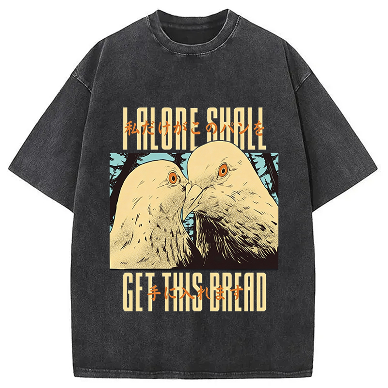 Tokyocanvas Get This Bread Pigeon Washed T-Shirt