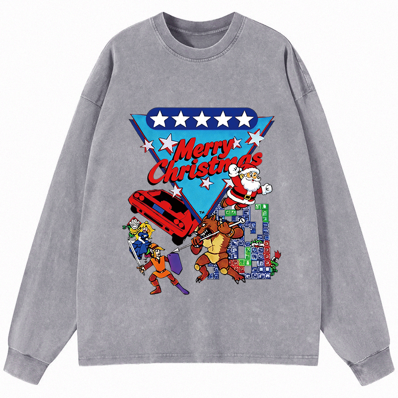 Tokyocanvas Nintendo 1990 World Championships Long Sleeve Washed T-Shi