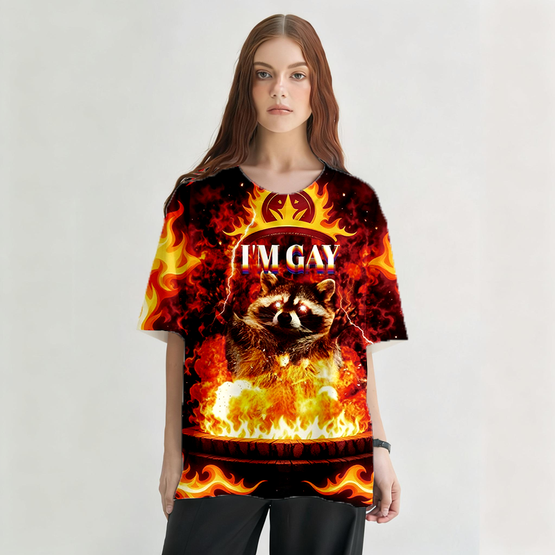 Tokyocanvas I'm Gay Graphic Print T-Shirt