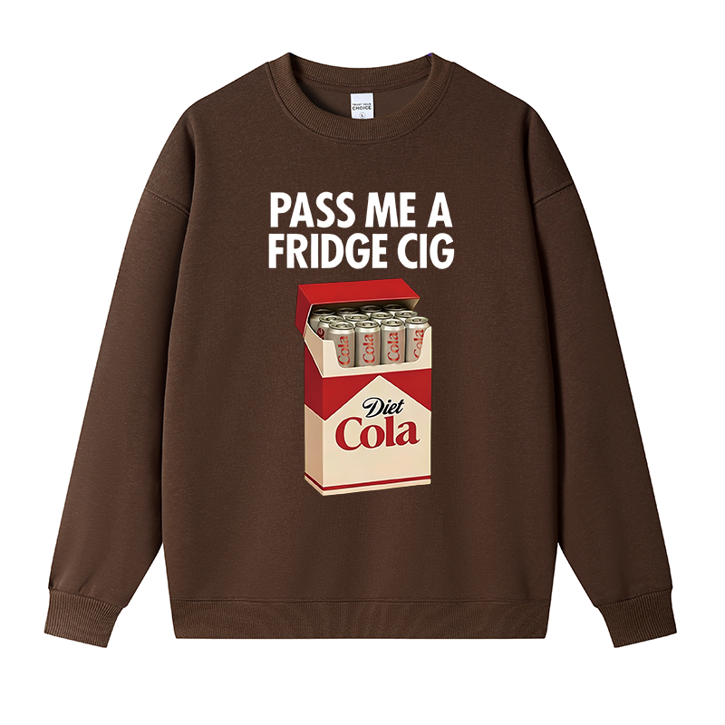 Tokyocanvas I Need A Diet Cola Fleece Lined Sweatshirt