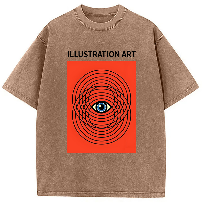 Tokyocanvas Hypnotic By Carbine Washed T-Shirt