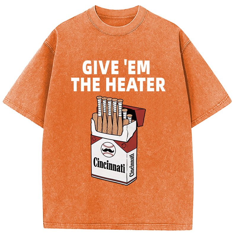 Tokyocanvas Give Them The Heater Washed T-Shirt