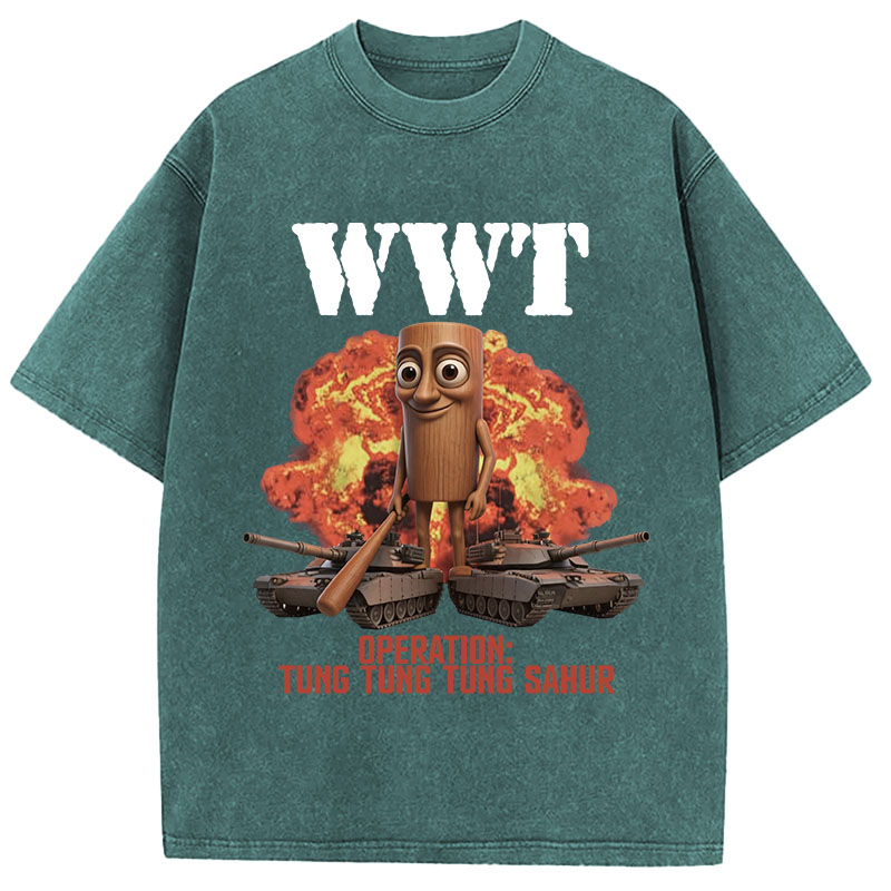 Tokyocanvas World War Tung Washed T-Shirt
