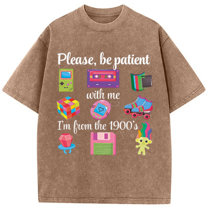 Tokyocanvas Please Be Patient Washed T-Shirt