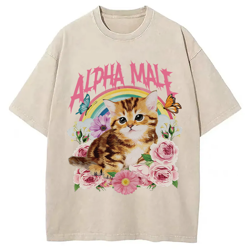 Tokyocanvas Alpha Male Washed T-Shirt