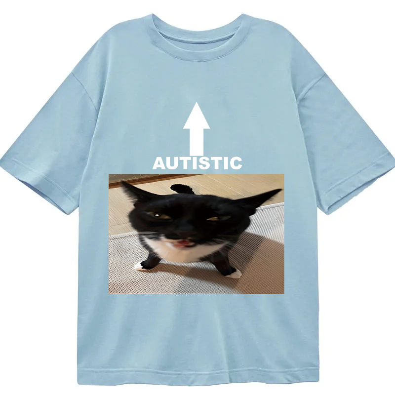 Tokyocanvas Autistic Cat Classic T-Shirt