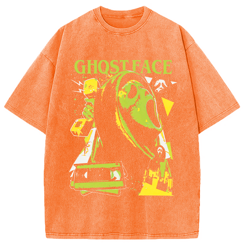 Tokyocanvas Ghost Face Washed T-Shirt